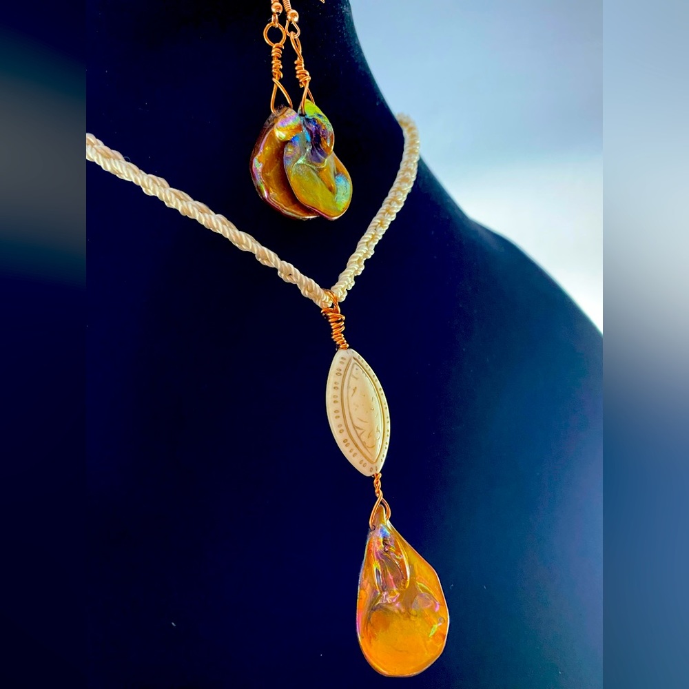 Boho Necklace and Earring Set